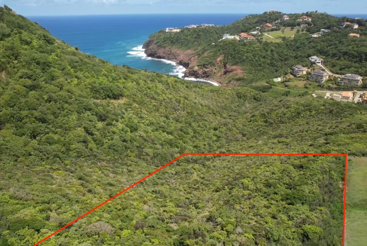 Ocean View Land for Sale in Gros Islet