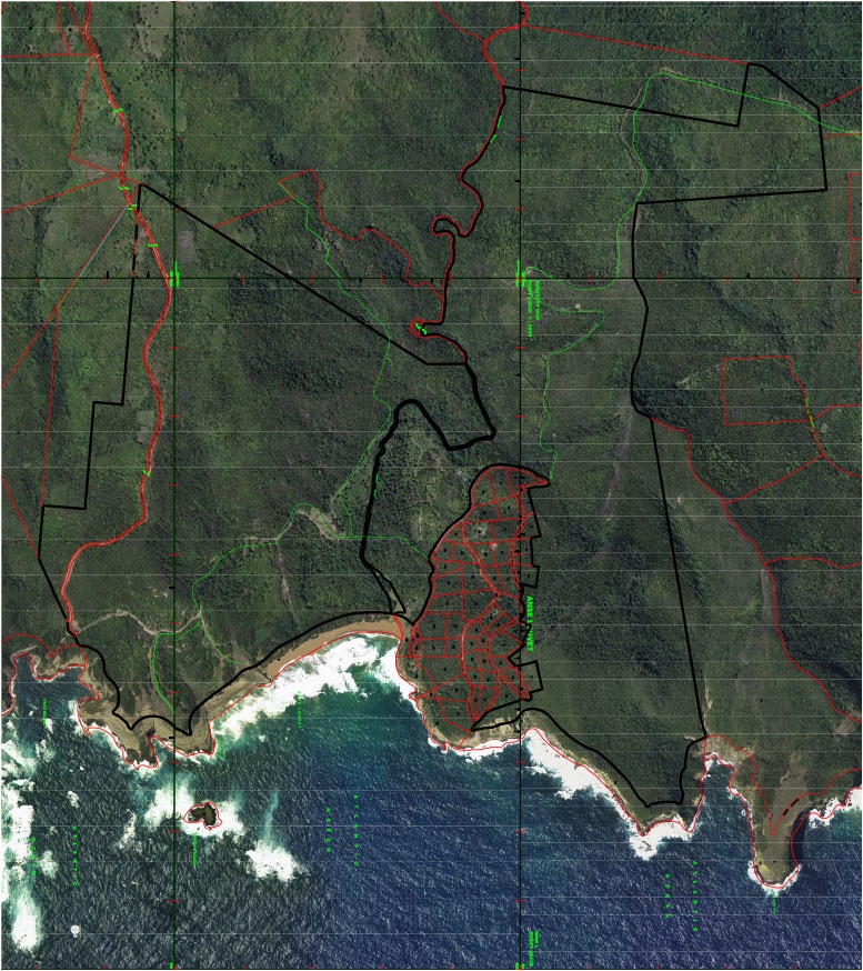Map with Borders - Land For Sale in Dennery