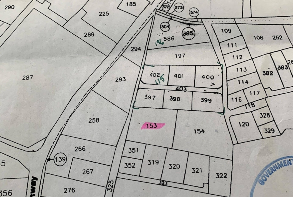 Map of Land for Sale in Bellvue