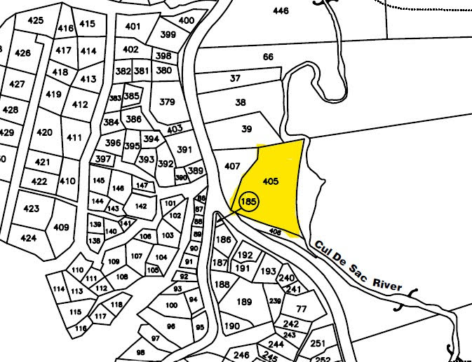 Map View of Almost An Acre of Commercial Land For Sale in Bexon, Castries