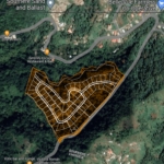 Satellite view of 23 Acres of Land for Sale in Soufriere