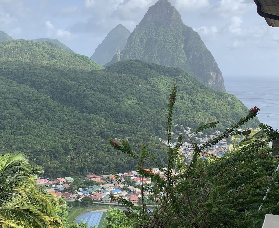 30 acres of land for sale overlooking The Pitons