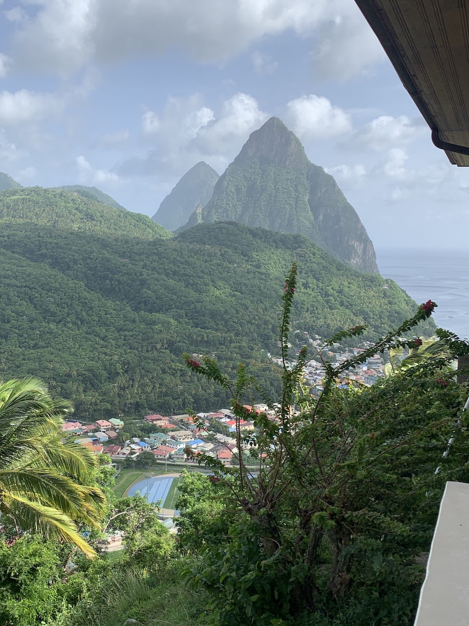 30 acres of land for sale overlooking The Pitons