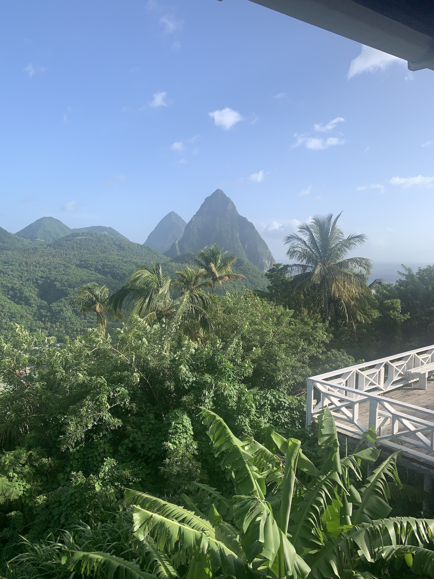 30 acres of development land overlooking the Pitons