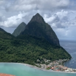 The Pitons in Saint Lucia