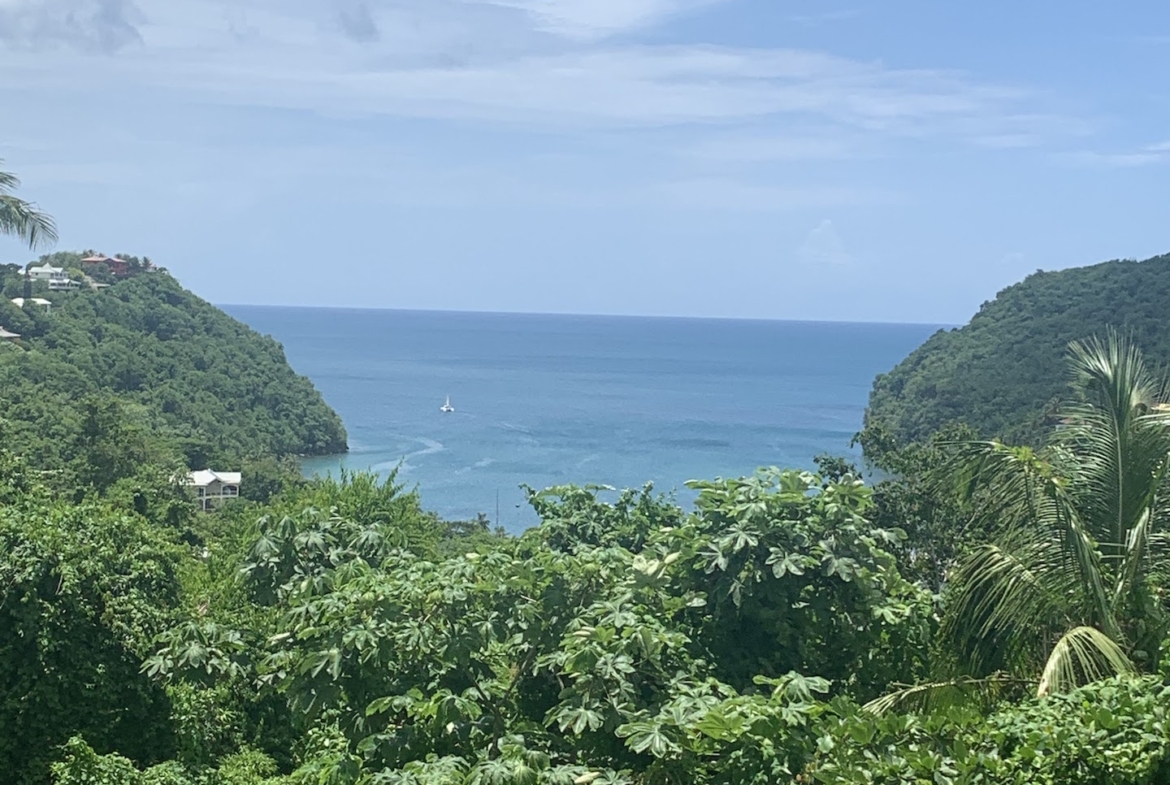 Sea View Land for Sale to build a home on in Marigot Bay
