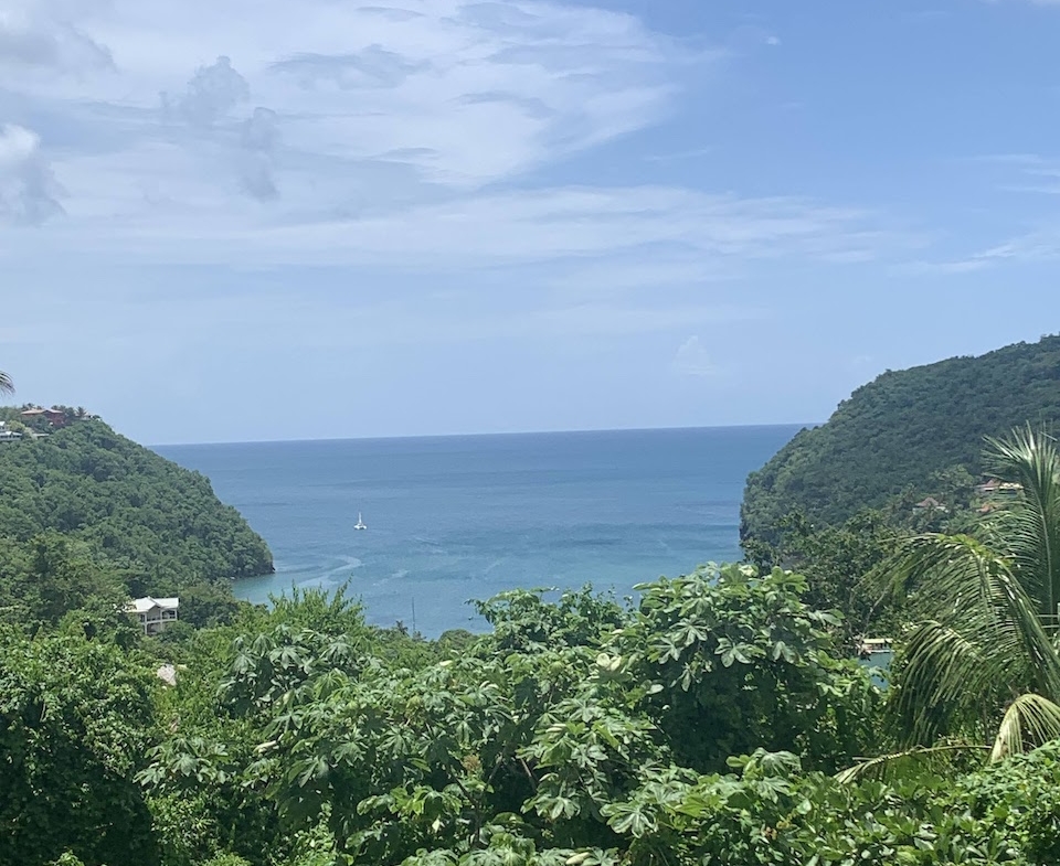 Sea View Land for Sale to build a home on in Marigot Bay