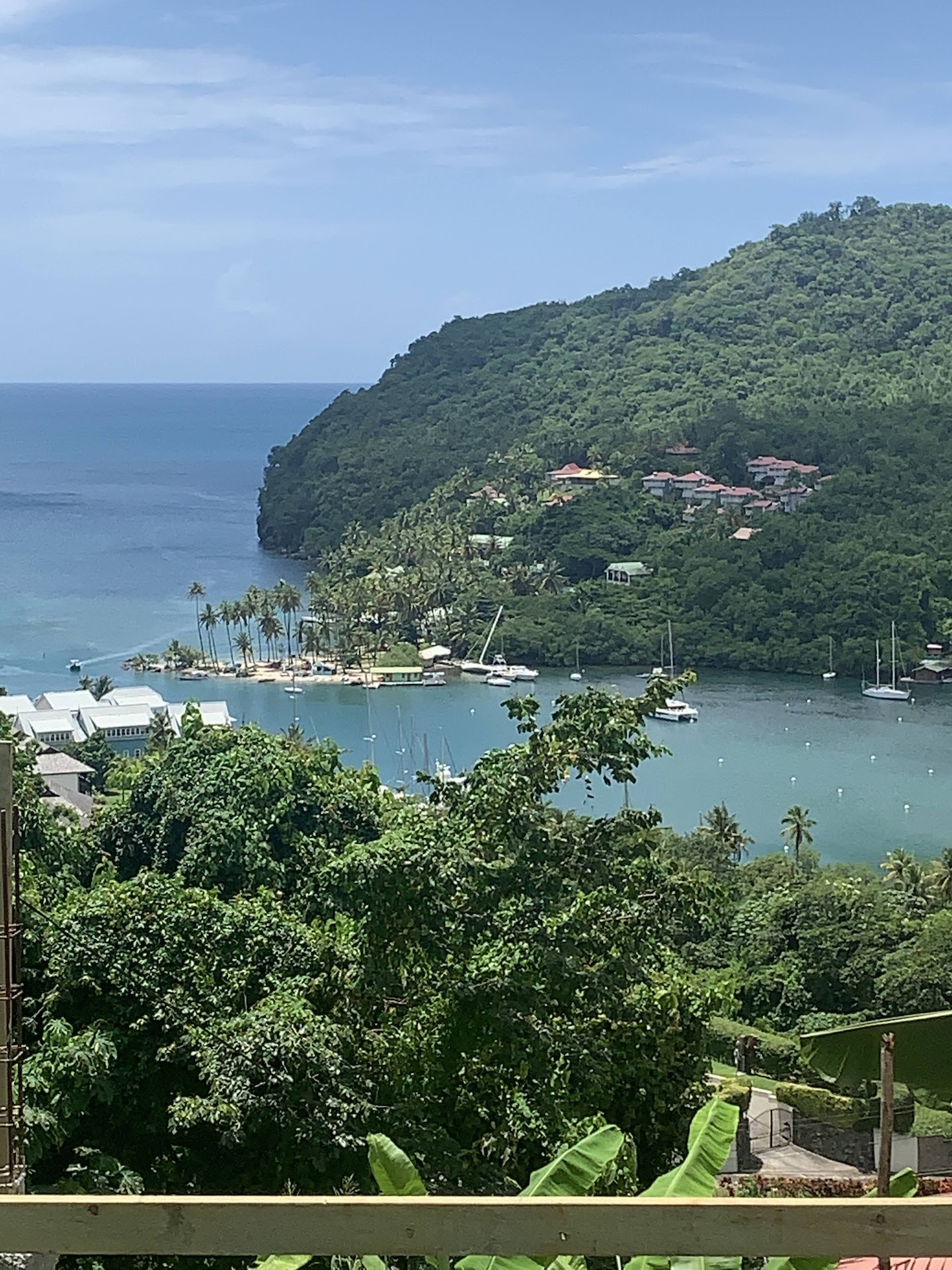 Land for Sale with view of famous Marigot Bay