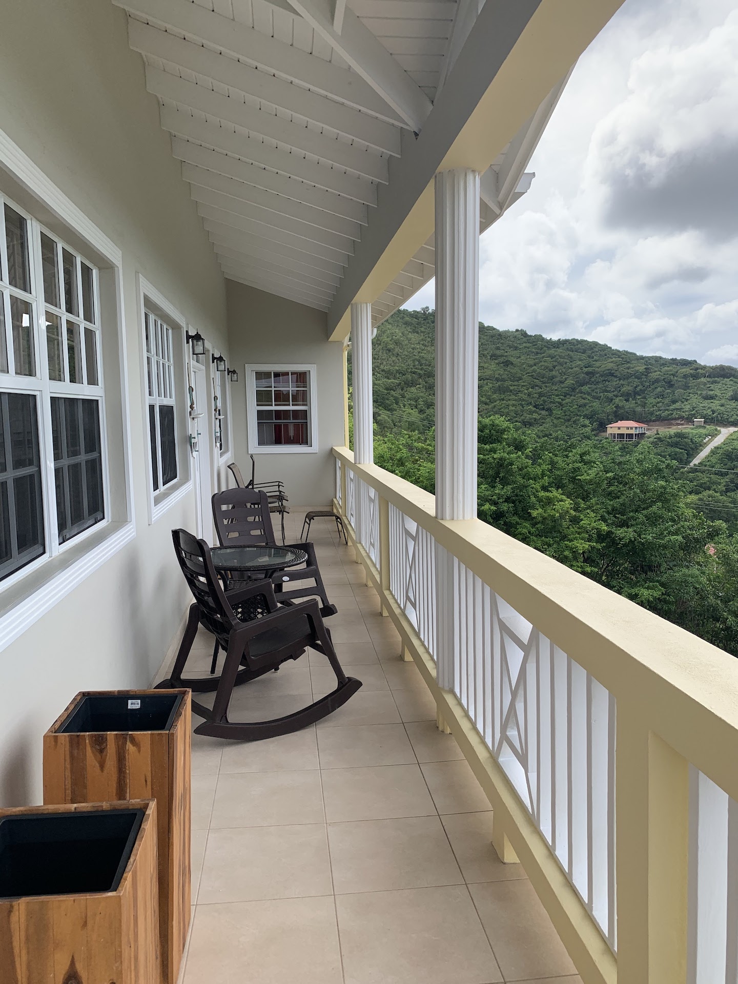 Patio of Home for Sale in Esperance Estate, Beausejour Gros Islet Patio of Home for Sale in Esperance Estate, Beausejour Gros Islet