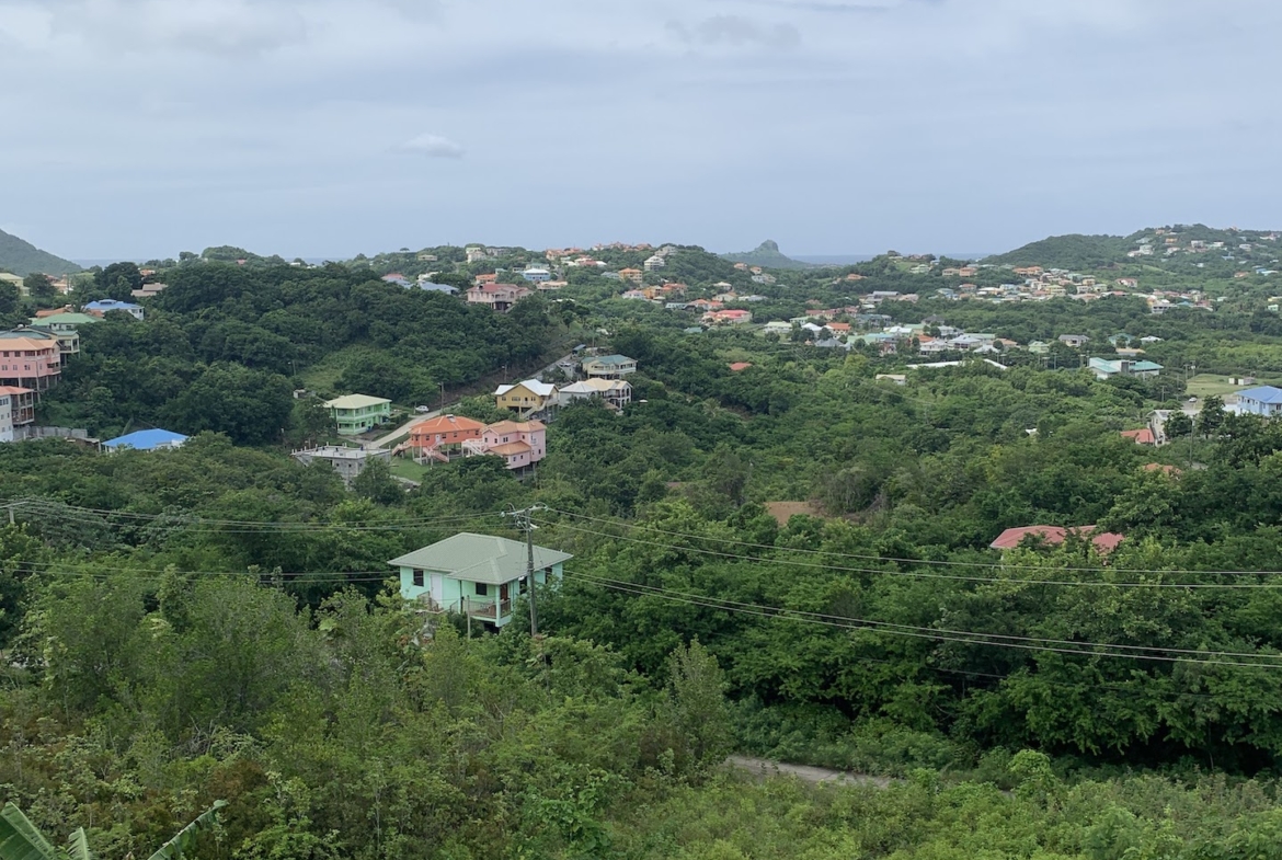 View from Home for Sale in Esperance Estate, Beausejour Gros Islet