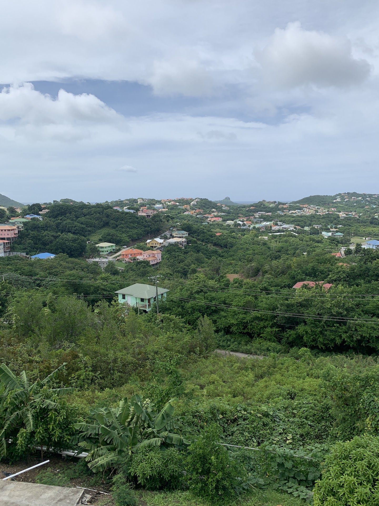 View from Home for Sale in Esperance Estate, Beausejour Gros Islet View from Home for Sale in Esperance Estate, Beausejour Gros Islet