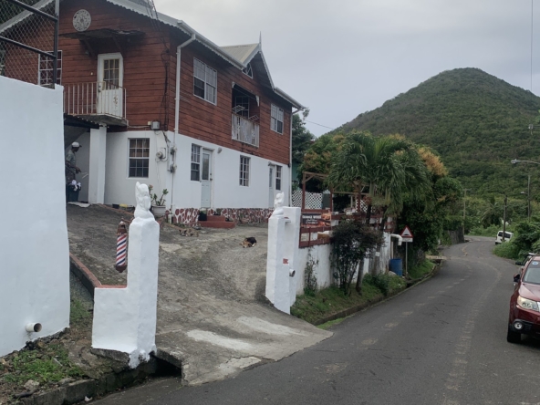 Driveway of Home for Sale in Trouya, Gros Islet