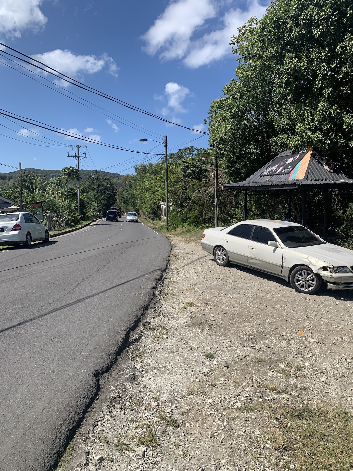 Beachfront Land for Sale in Anse La Raye St Lucia - Street View
