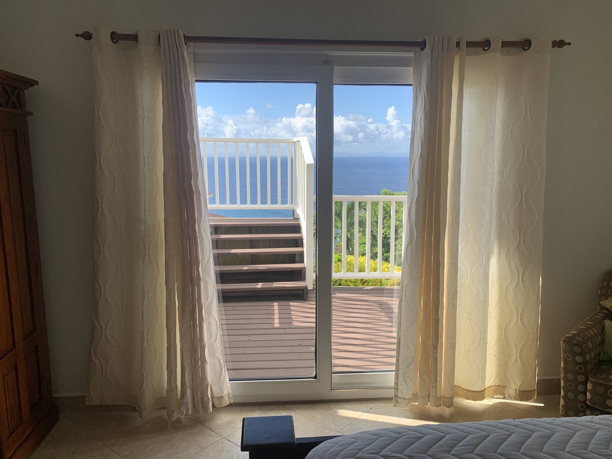 Patio Of Luxury Home for Sale in Cap Estate Saint Lucia