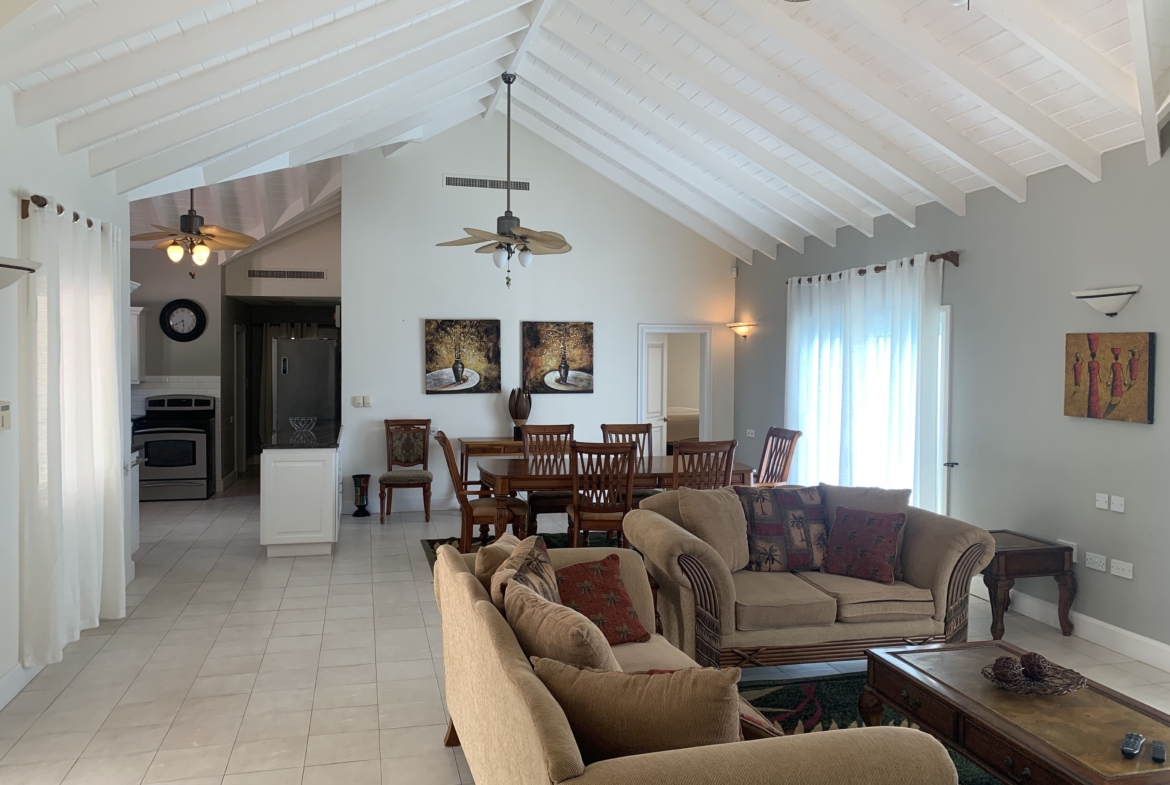 Livingroom Of Luxury Home for Sale in Cap Estate Saint Lucia