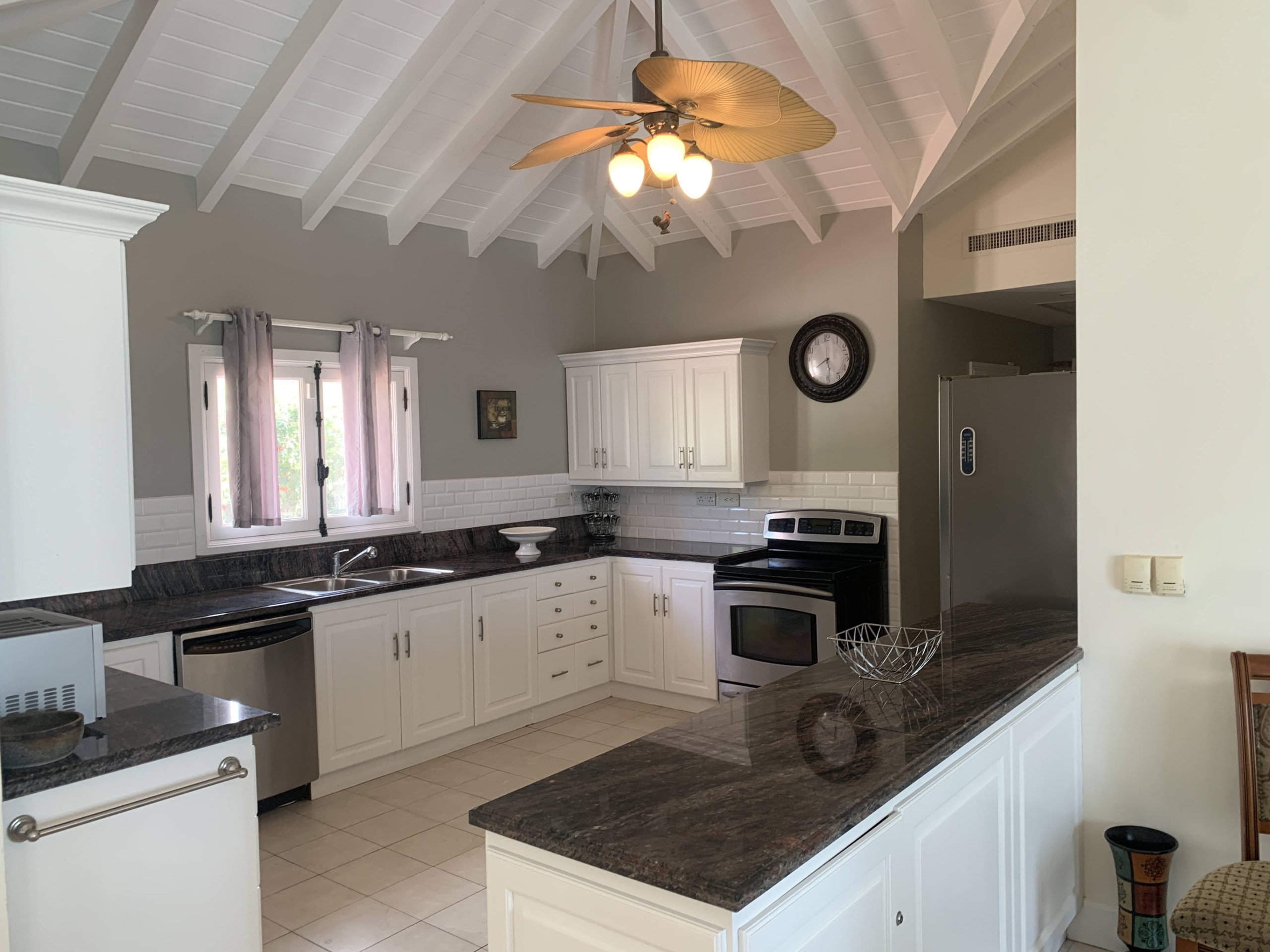 Kitchen Of Luxury Home for Sale in Cap Estate Saint Lucia