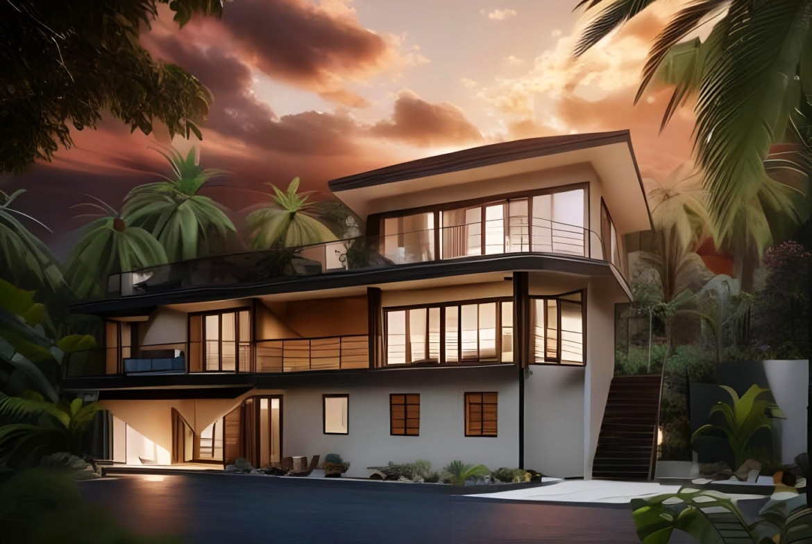 Rendering of Luxury Home for Sale in Saint Lucia