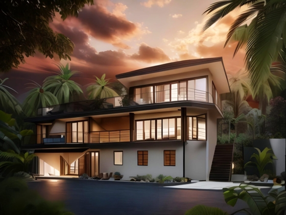 Rendering of Luxury Home for Sale in Saint Lucia