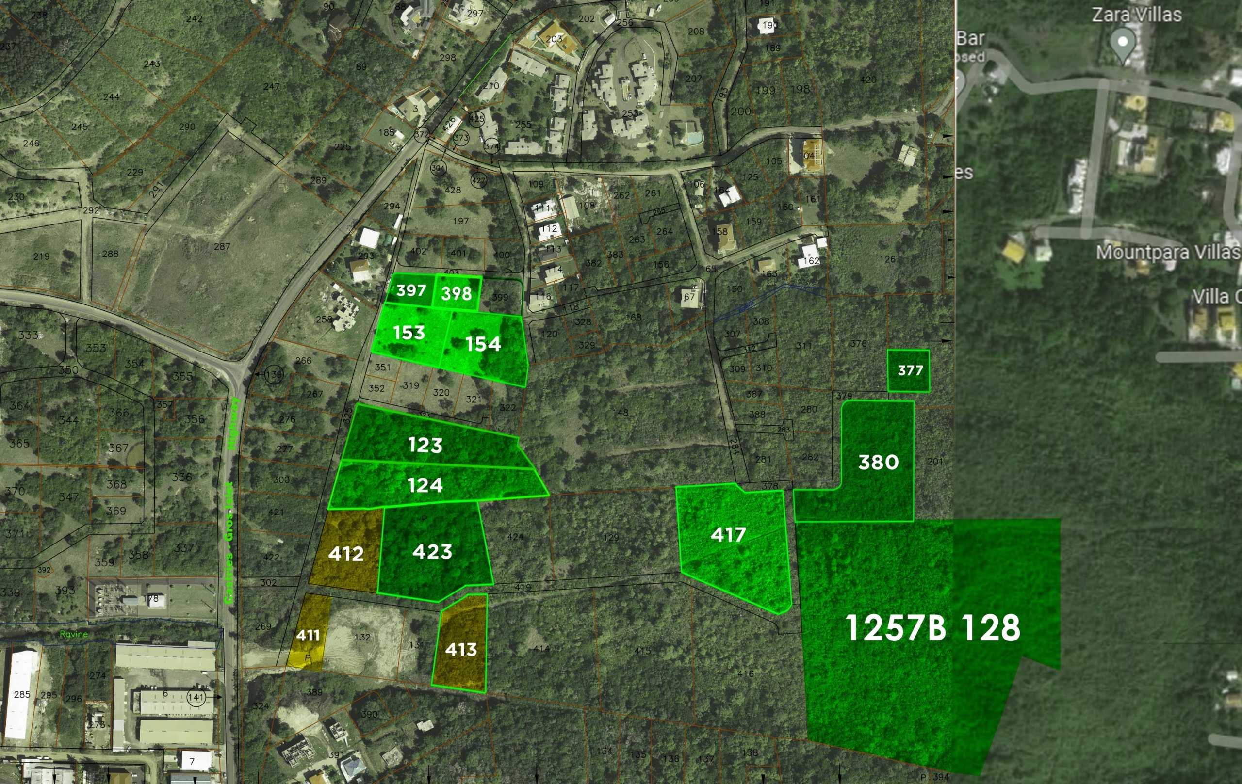 NEW Belle Vue Properties Satellite view RC