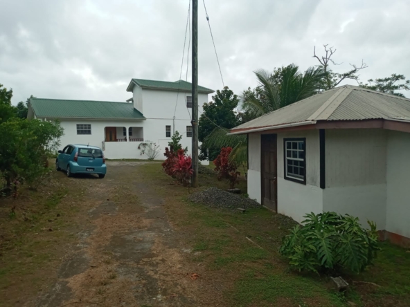 Driveway of Home for Sale in Augier, Laborie Saint Lucia