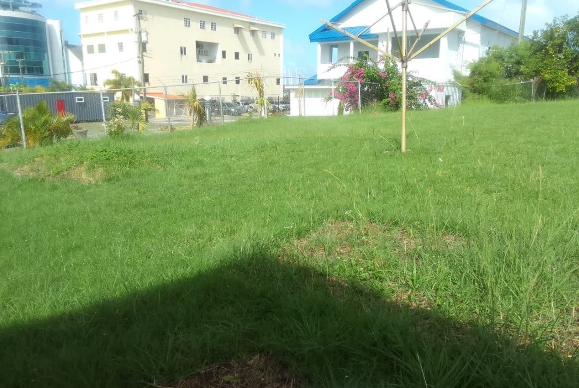 Yard of Perfectly Located Home For Sale In Rodney Bay 2
