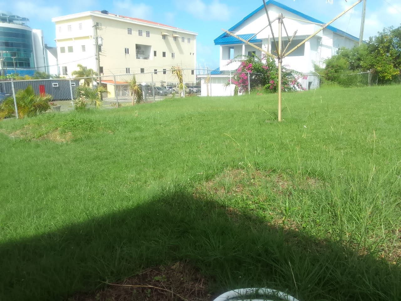 Yard of Perfectly Located Home For Sale In Rodney Bay 2