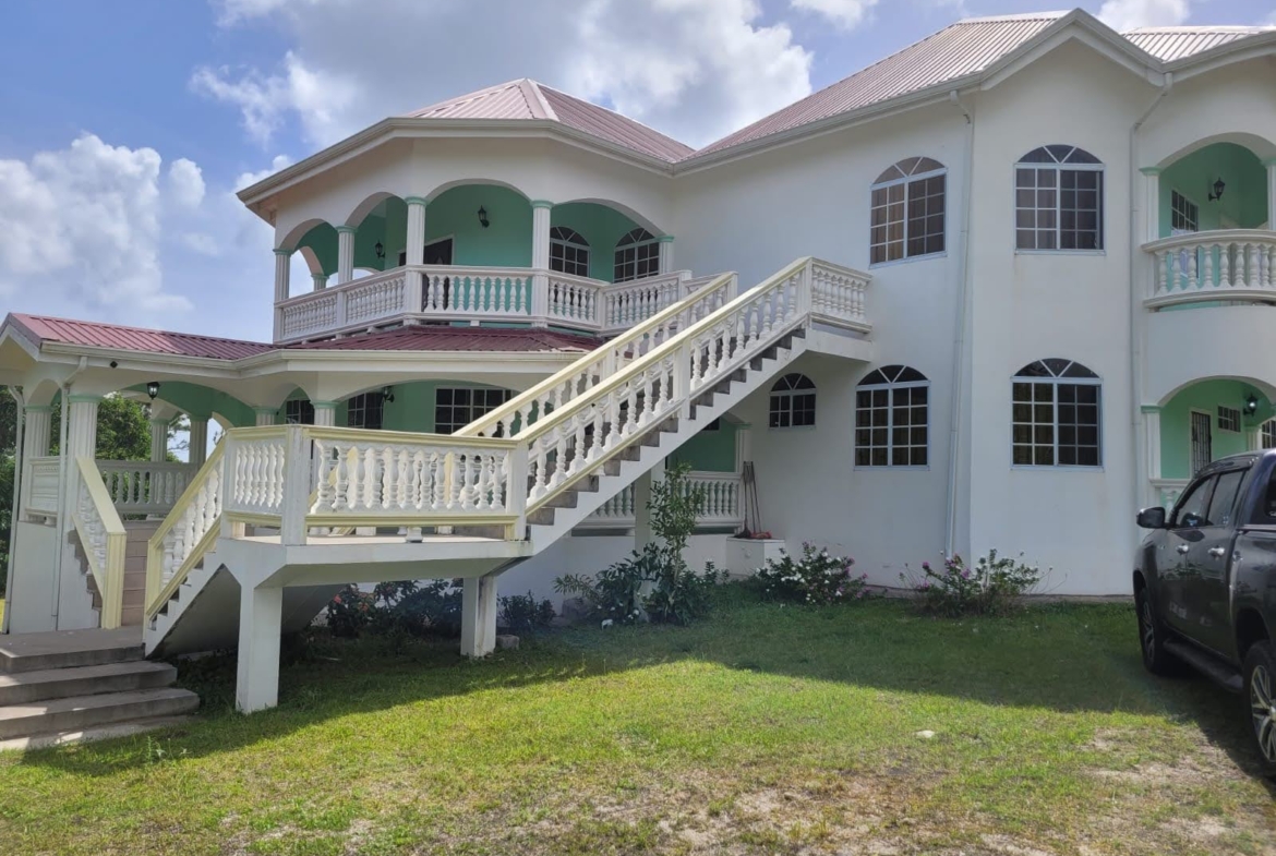 Stairs of Spacious and Elegant Property for Sale in Choiseul, St Lucia