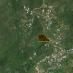 Satellite view of Land for sale in Desrameaux, Gros Islet