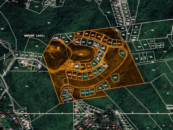 Satellite view Oceanbreeze Development for Sale in Monchy!