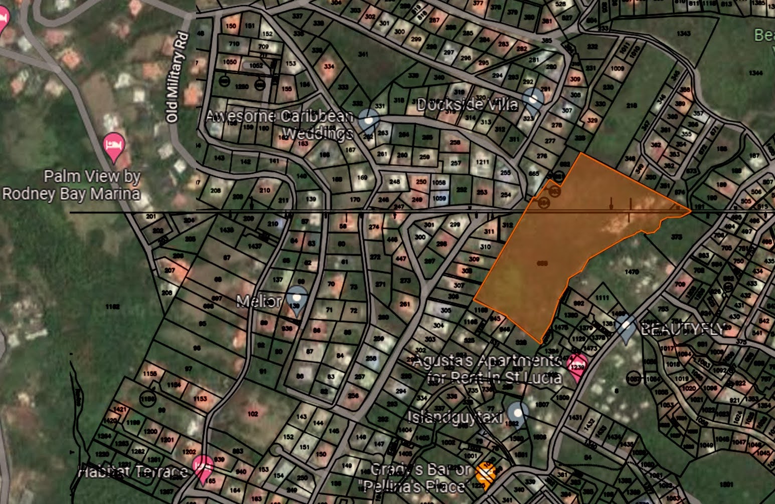 Satellite view Lots for Sale