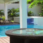 Deck of Luxury Home for Sale in Cap Estate Saint Lucia