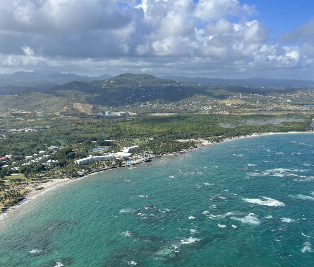 View of the Land in Vieux Fort