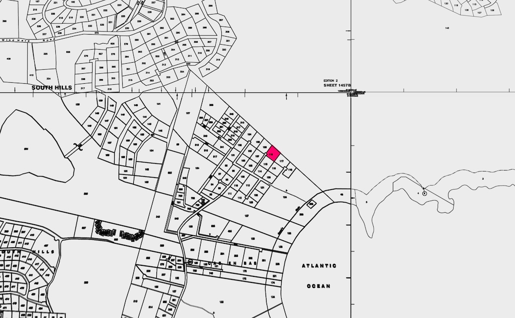 Map sheet view - Land for sale in Cas-En-Bas - Ocean View