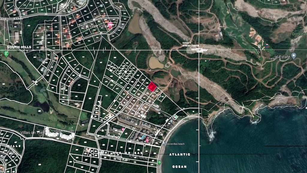 Land for sale in Gros Islet -Cas en bas